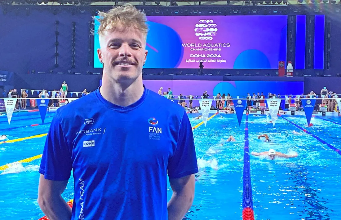 Bernat Lomero, al Campionat del Món de Doha.