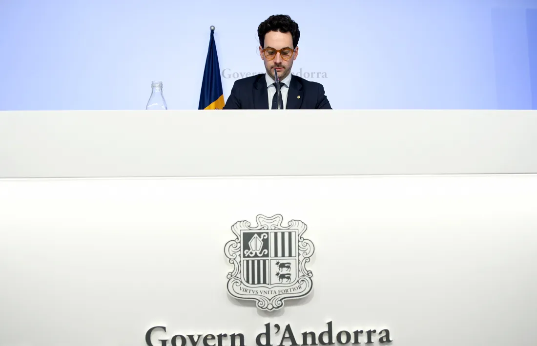 Guillem Casal en la roda de premsa d'aquest dimecres.