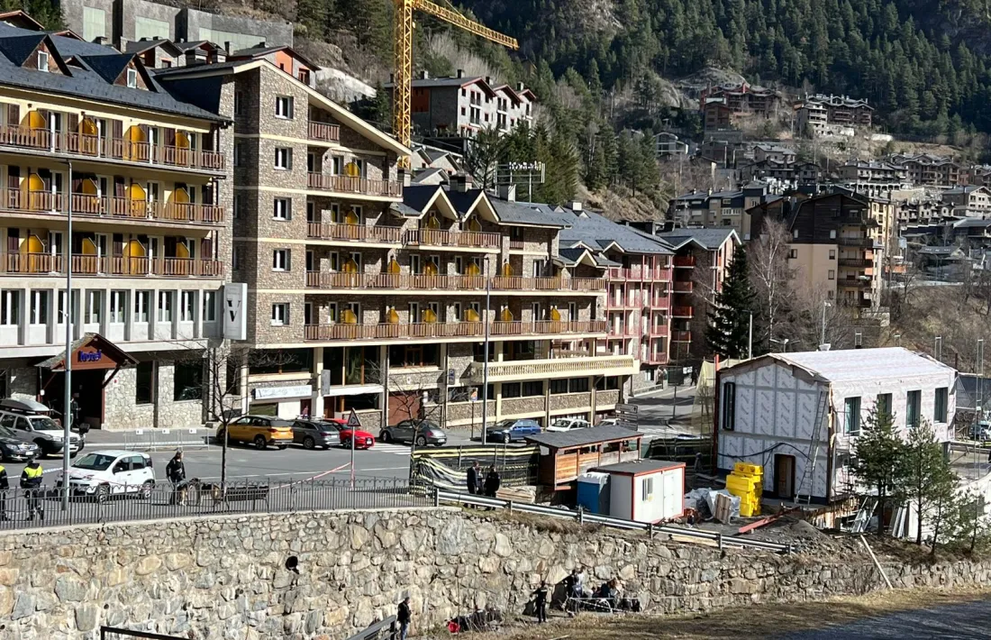 La zona d'Arinsal on es va trobar el cadàver.