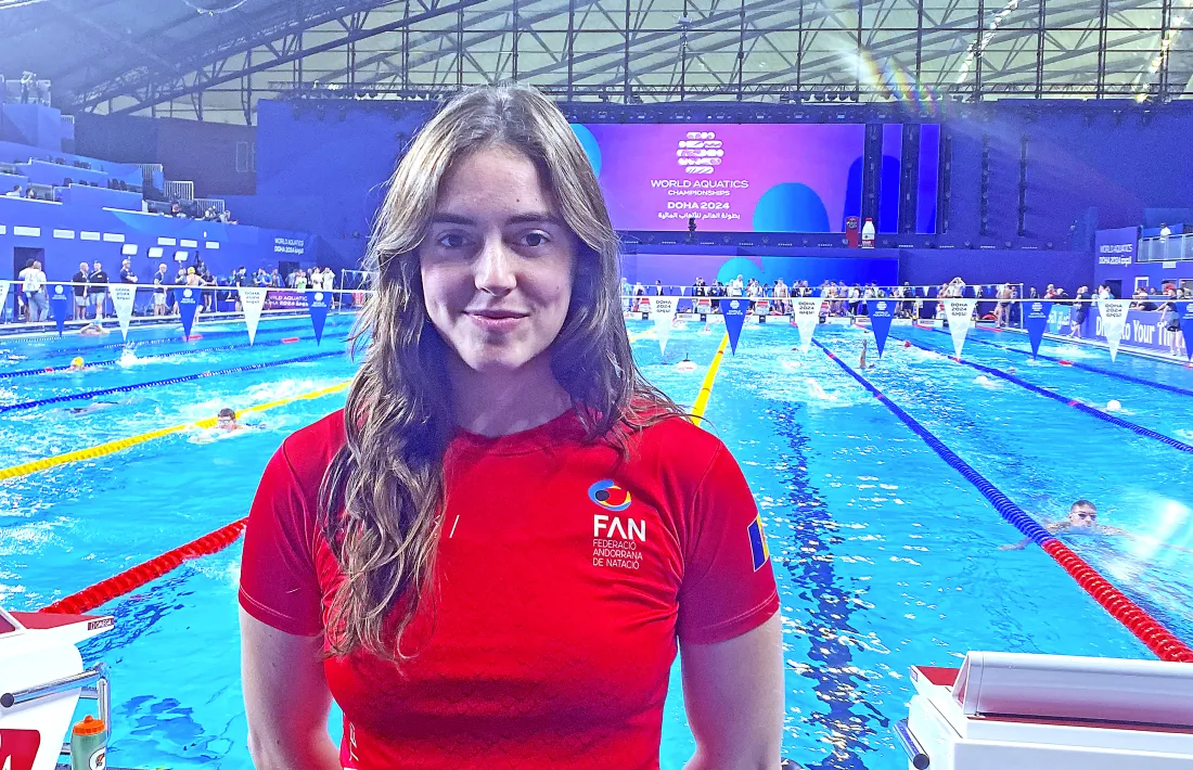 Nàdia Tudó, a Doha.