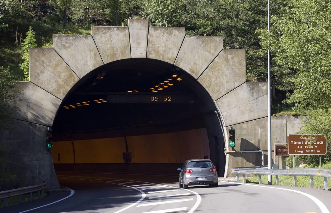 Un dels accessos a la infraestructura. 