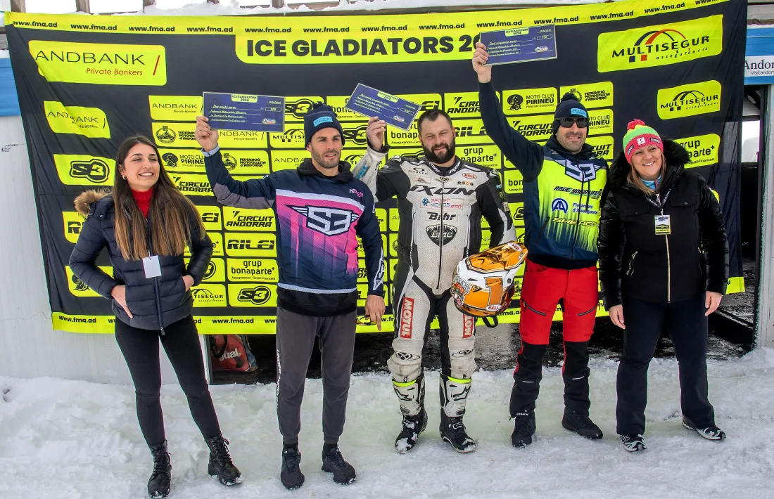 Podi de les ICE Gladiators de les AndbankGSeries.