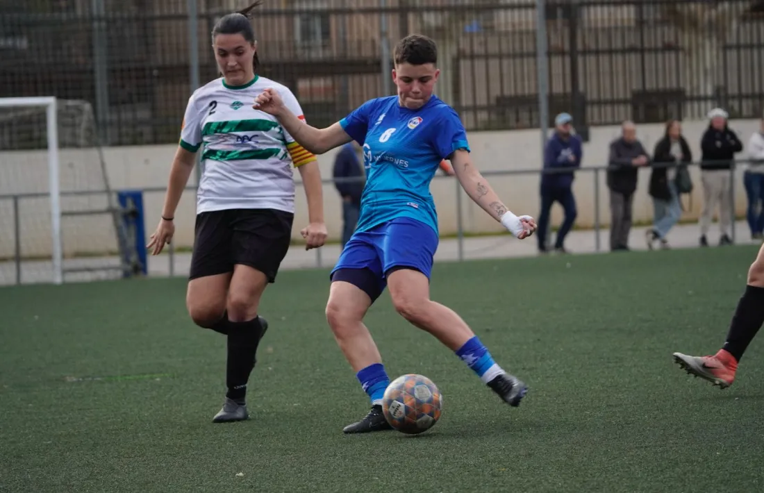 Maria da Cruz, gol i lesió a Sants.