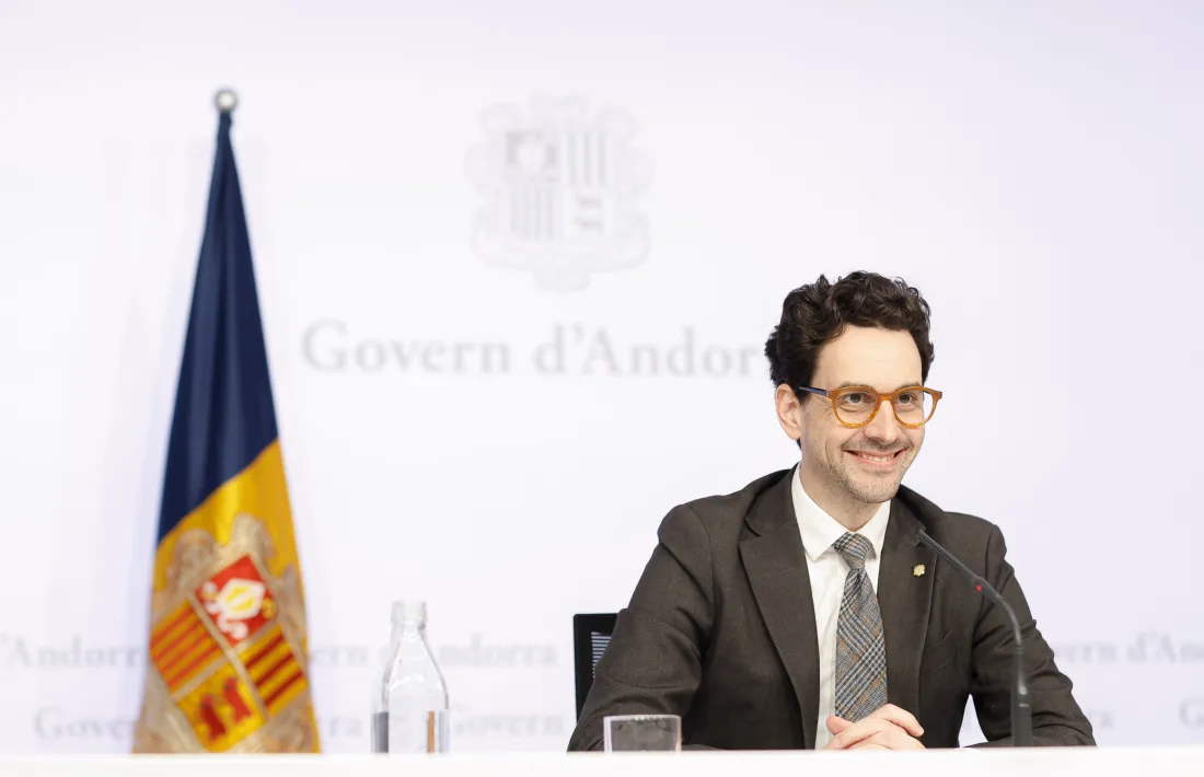 Guillem Casal en la roda de premsa d'aquest dimecres.