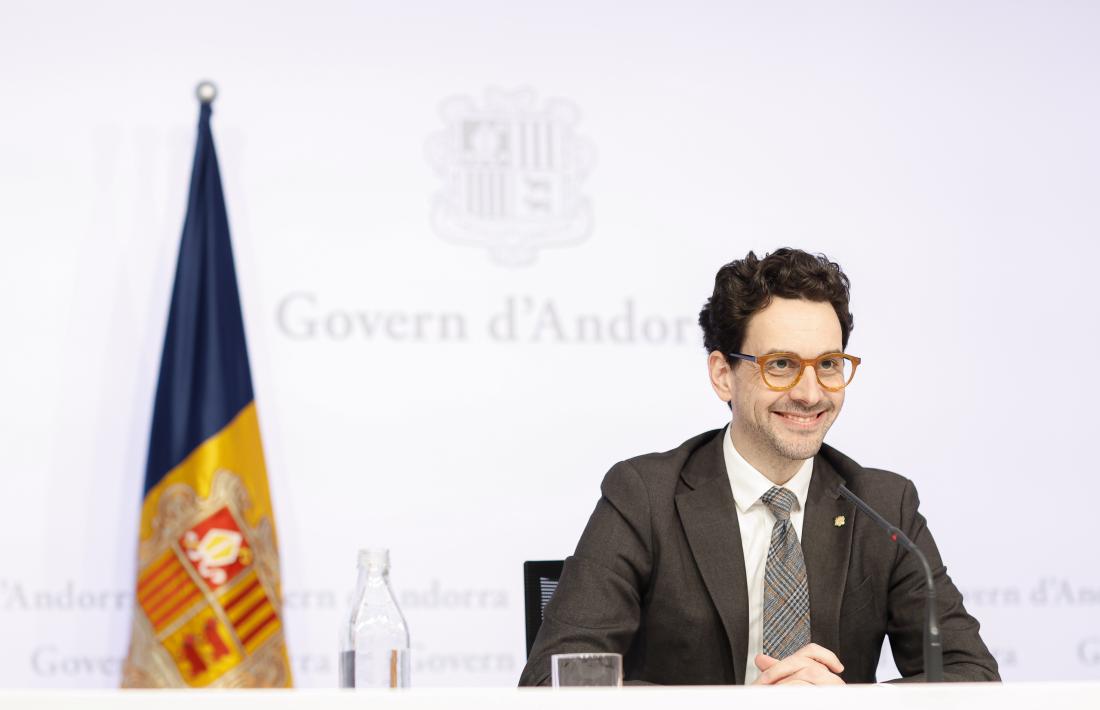 Guillem Casal en la roda de premsa d'aquest dimecres.