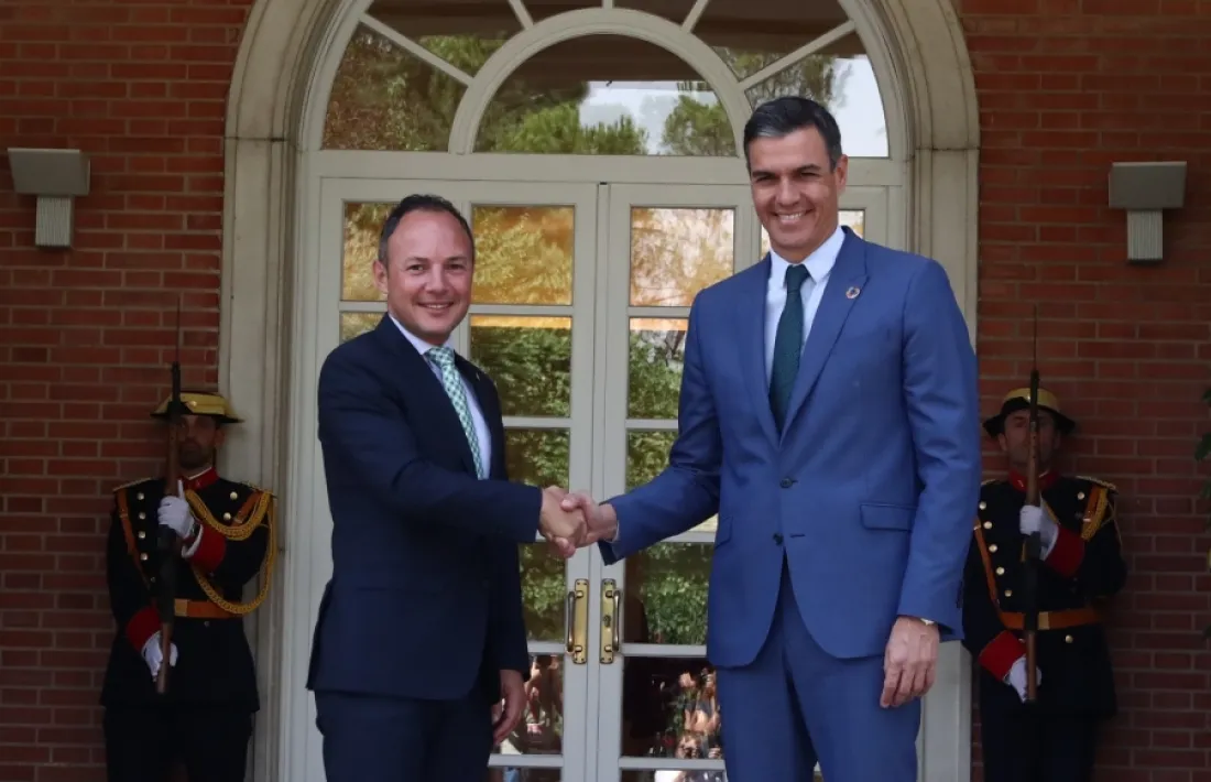 Espot i Sánchez en una trobada anterior.