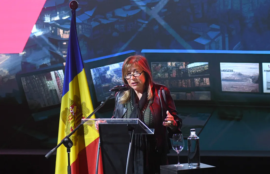 La titular de Presidència, Economia i Habitatge, Conxita Marsol.
