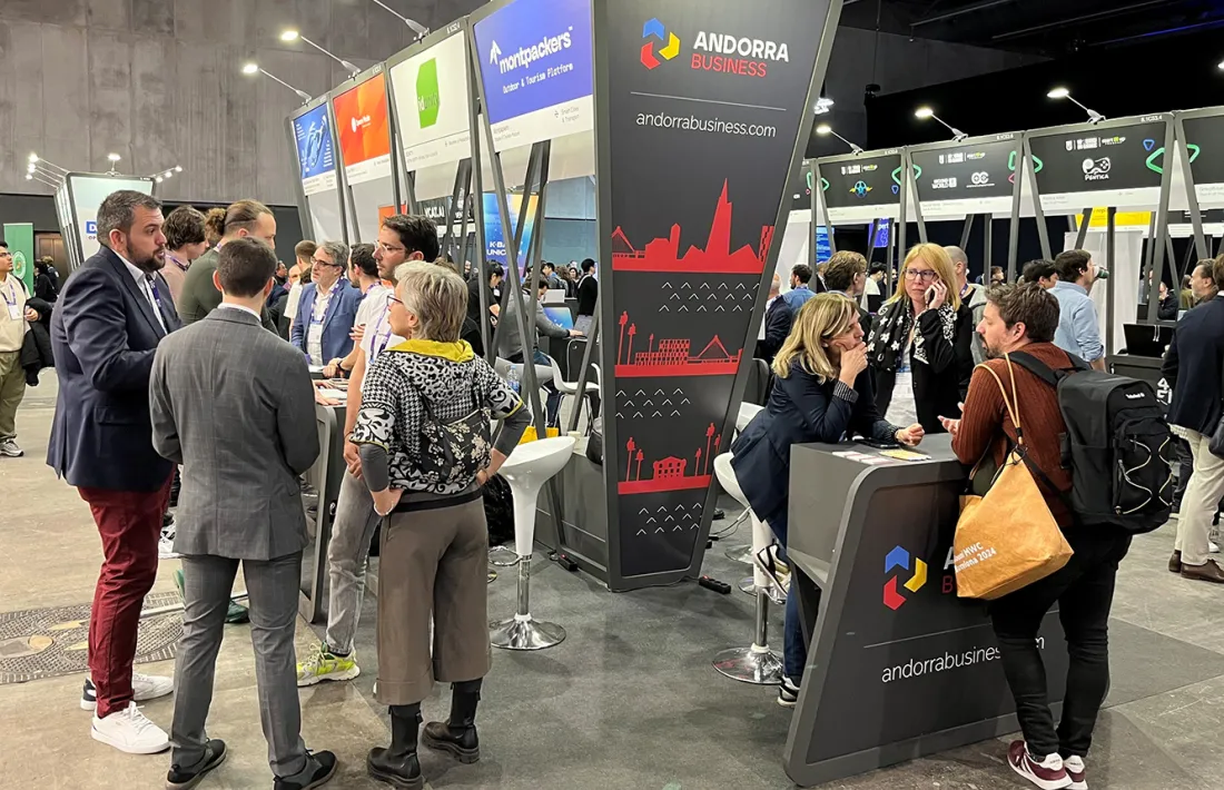   L'estand d'Andorra Business al 4 Years From Now.