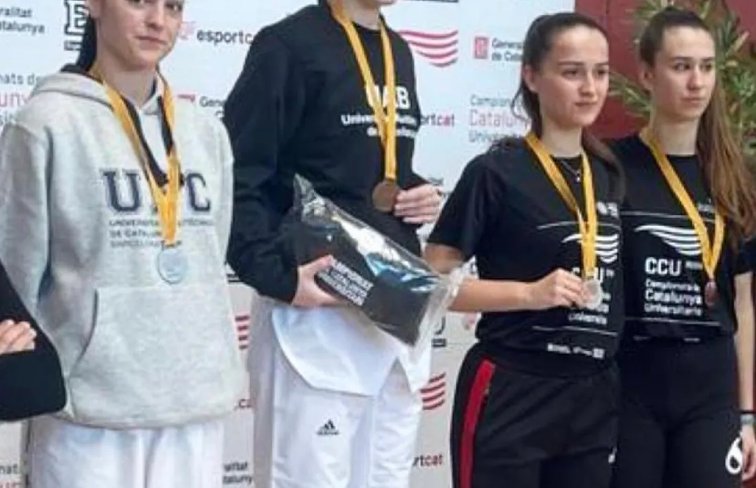 Zoe Tolsau, al podi de Premià.