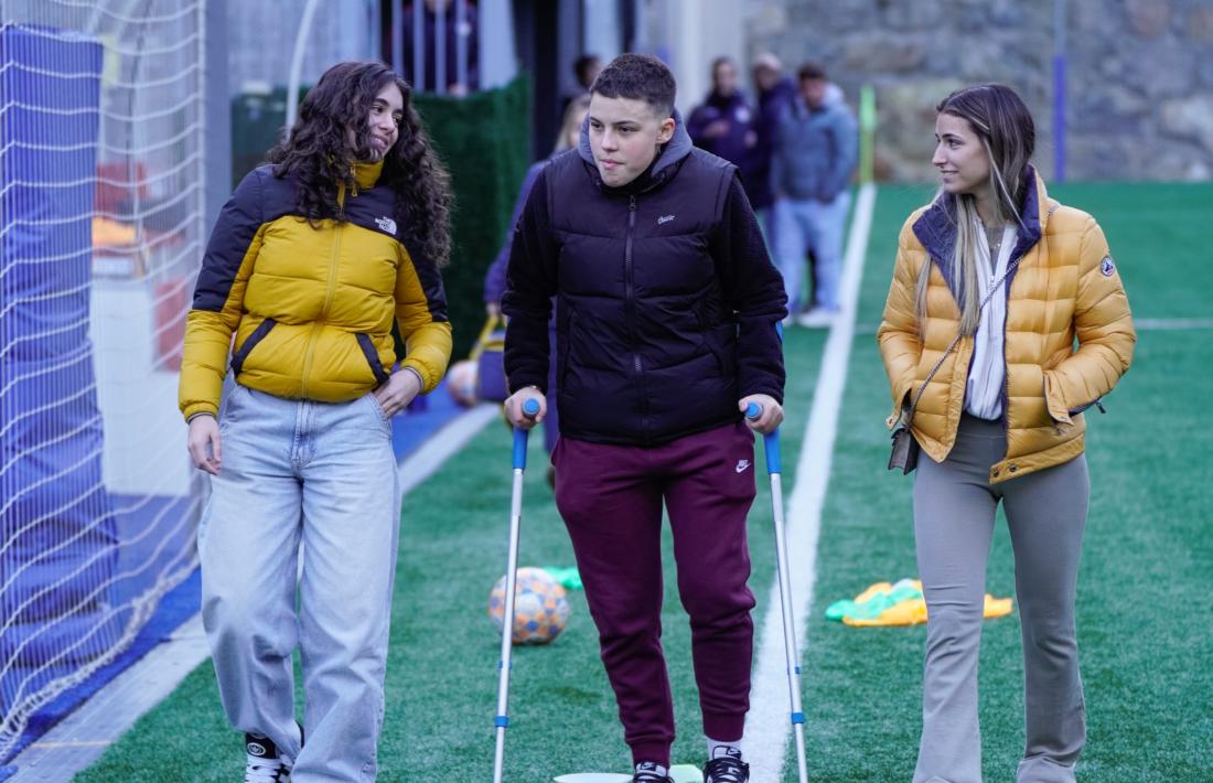 Maria da Cruz es va operar ahir a la clínica Sant Josep de Manresa per la seva greu lesió de lligament creuat anterior.