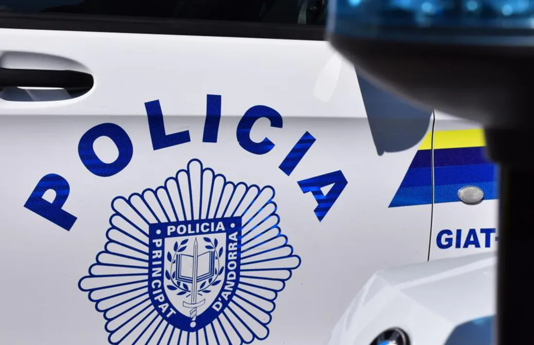 Un vehicle de la policia.