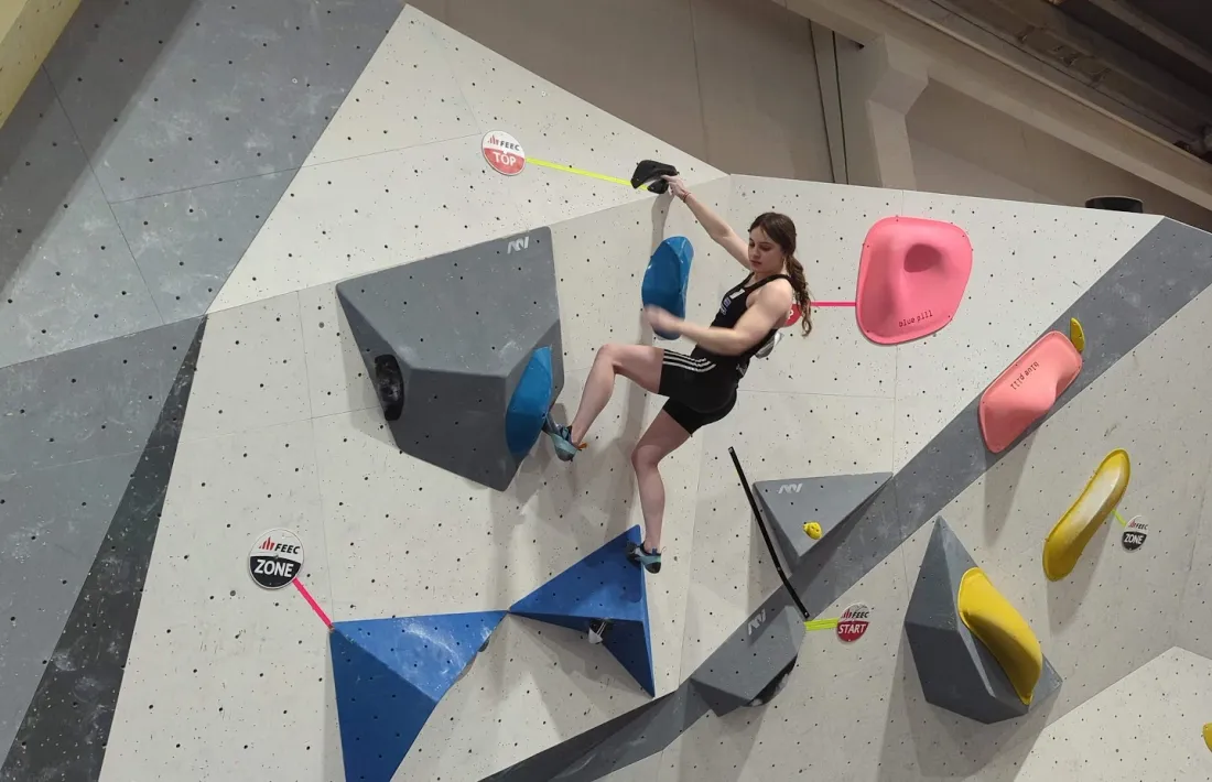 Vilanova i la Geltrú va acollir una prova de Copa Catalana d'escalada.