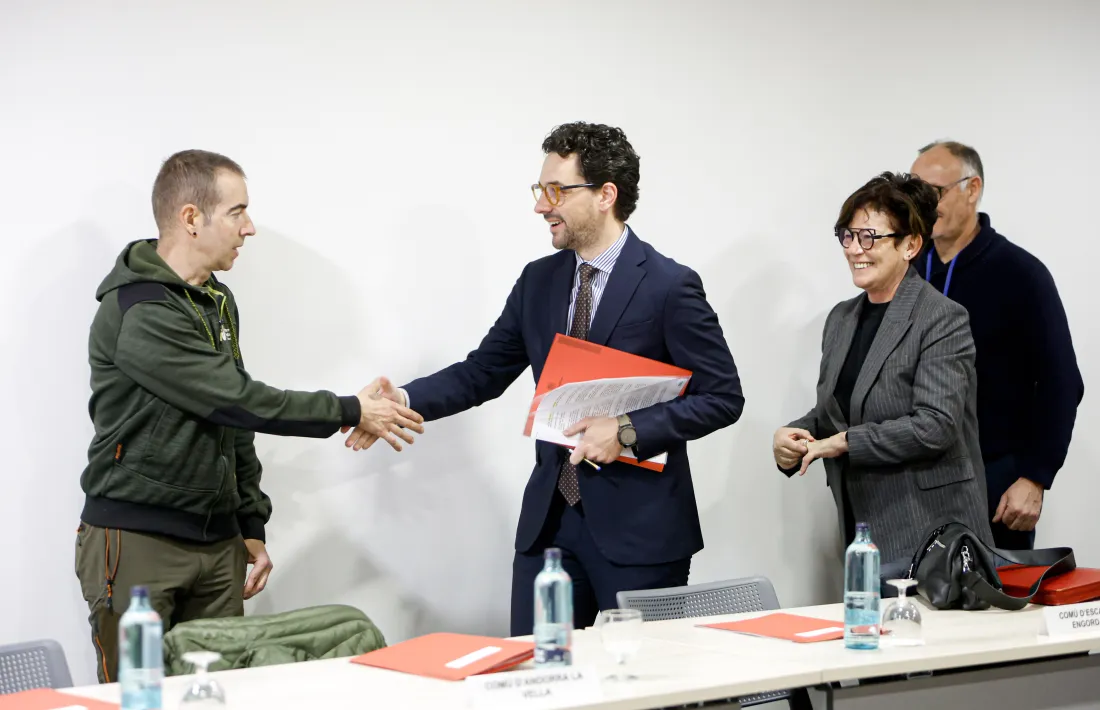 El ministre Guillem Casal, avui durant la comissió de ramaderia i agricultura.