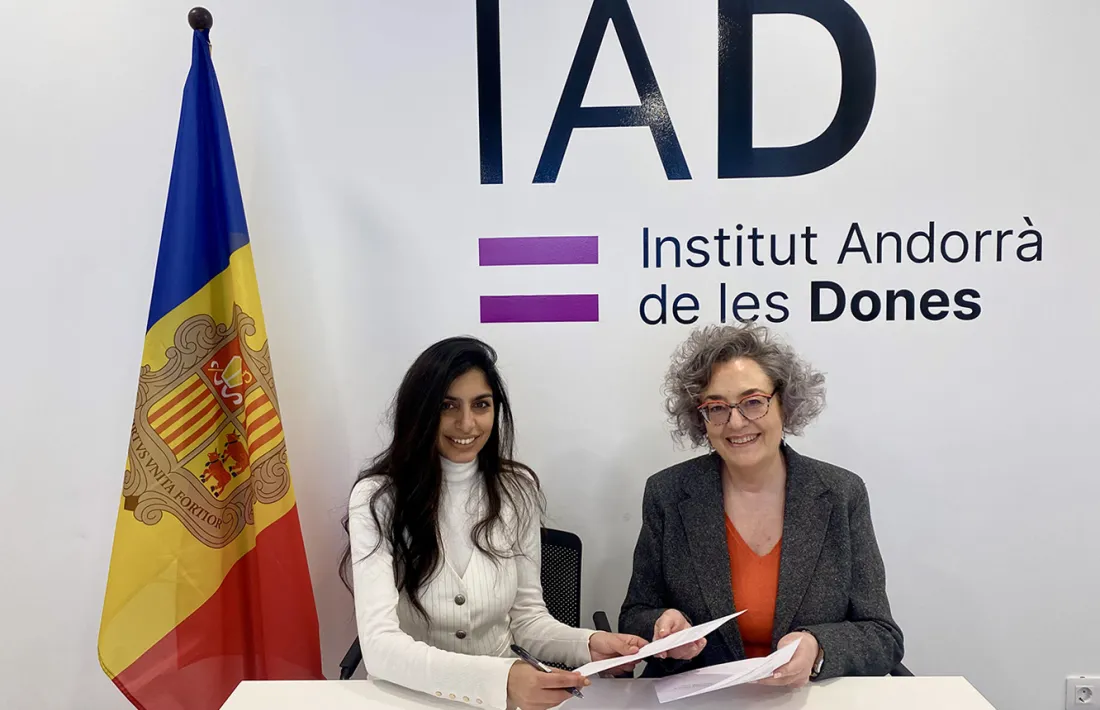 Resma Punjabi i Montserrat Ronchera han signat aquest acord.