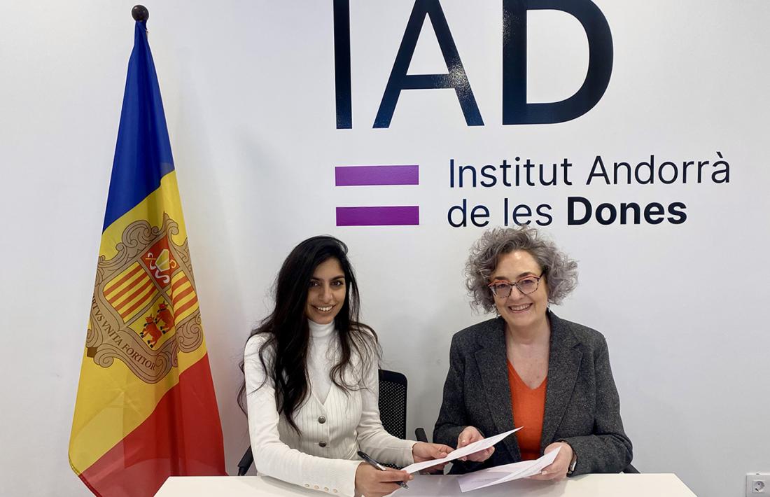 Resma Punjabi i Montserrat Ronchera han signat aquest acord.