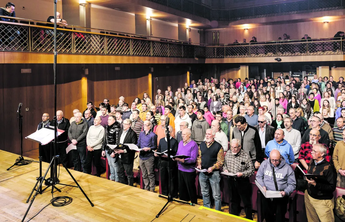 L’enregistrament de la versió cantada va tenir llocel 13 de gener a l’Auditori Nacional.