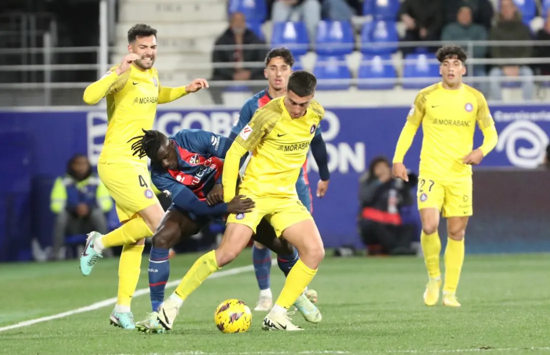 Els de Sarabia van caure per 2 a 0 en la seva visita a l’Osca divendres passat.