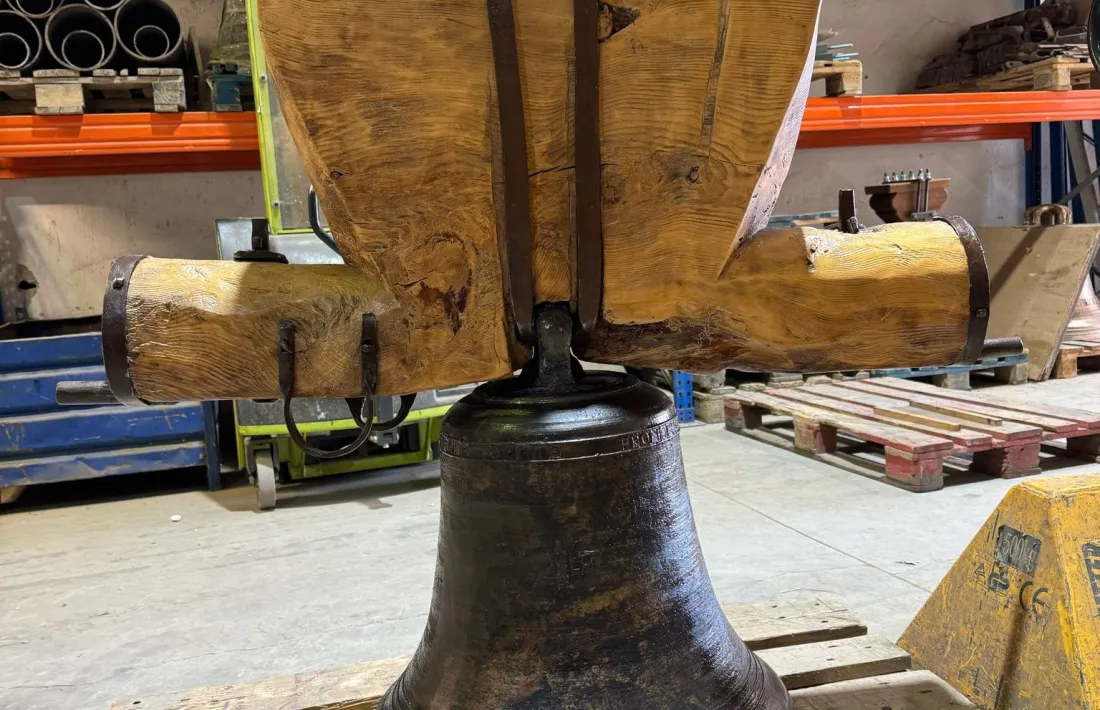 La Santa Bàrbara, fosa el 1833 al taller Jaquetti de la Seu, després de ser reparada al taller valencià de Javier Gómez.