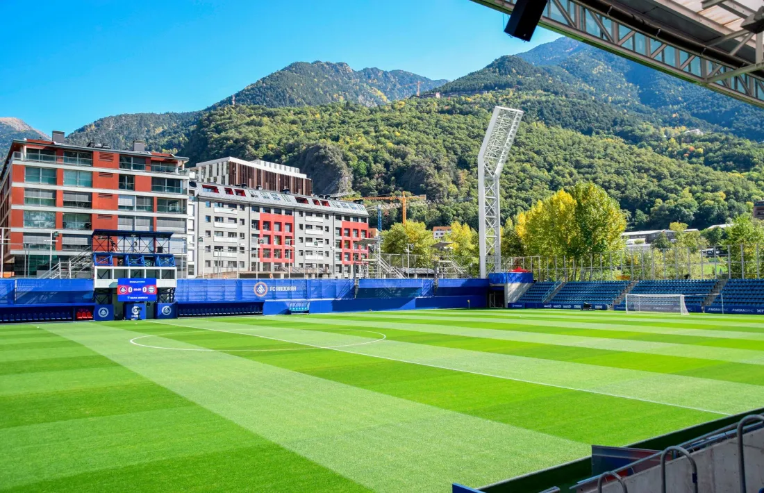 Si l’FC Andorra perd la categoria podria acabar compartint l’Estadi Nacional amb el rugbi.