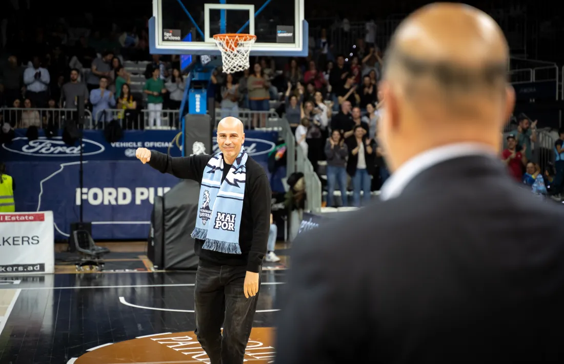 Peñarroya no va faltar a l’homenatge dels 10 anys de l’ascens a l’ACB.