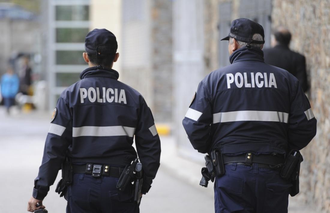 Dos agents de policia.