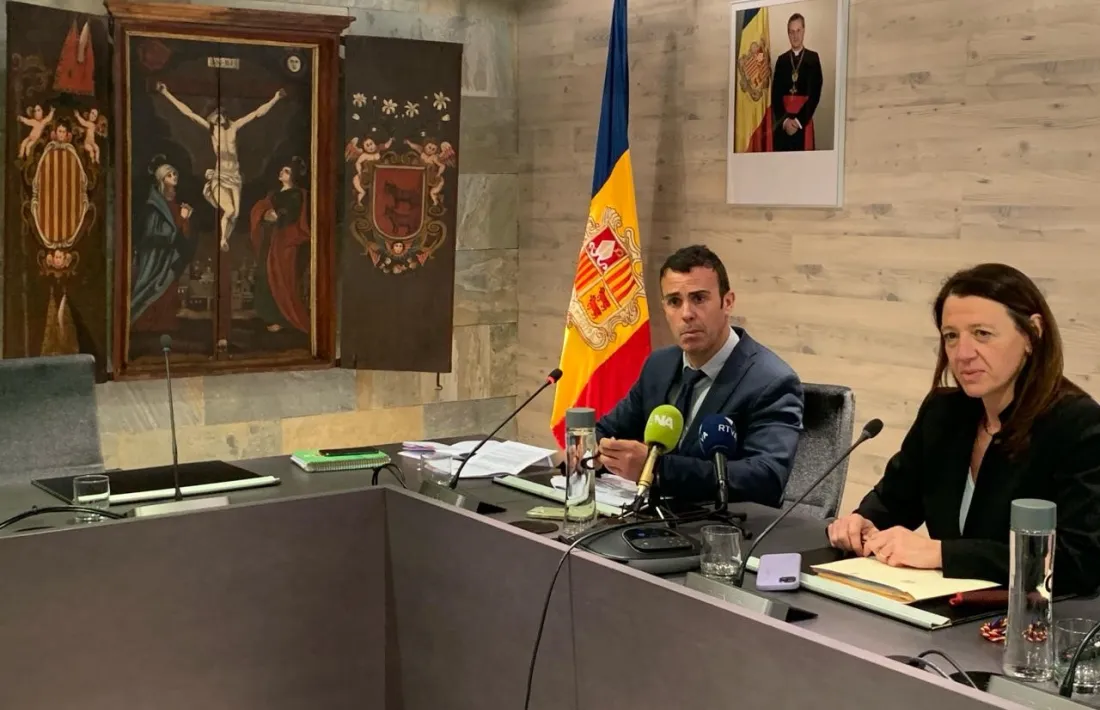 Maria del Mar Coma, avui després del consell de comú.