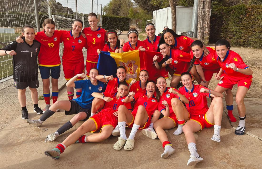 La selecció sub-19 femenina, al MIC.