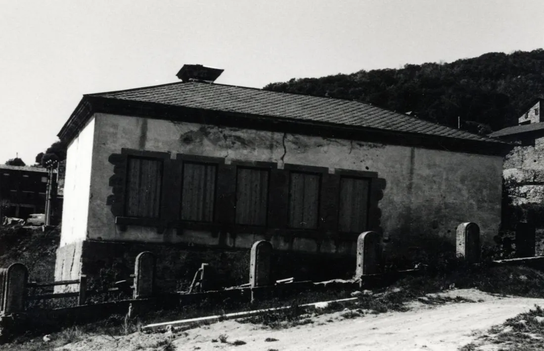 L’escola de la Parròquia dècades enrere. 