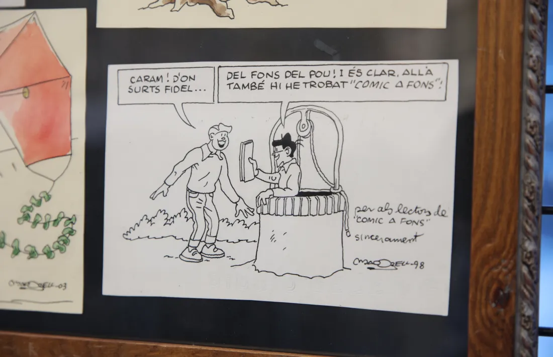 Original de Madorell a l'exposició dels 60 anys de 'Cavall Fort'.