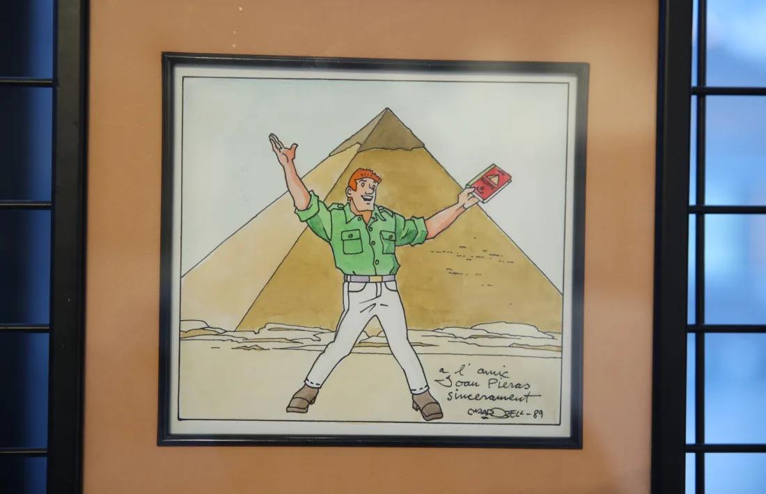 Original de Madorell a l'exposició dels 60 anys de 'Cavall Fort'.