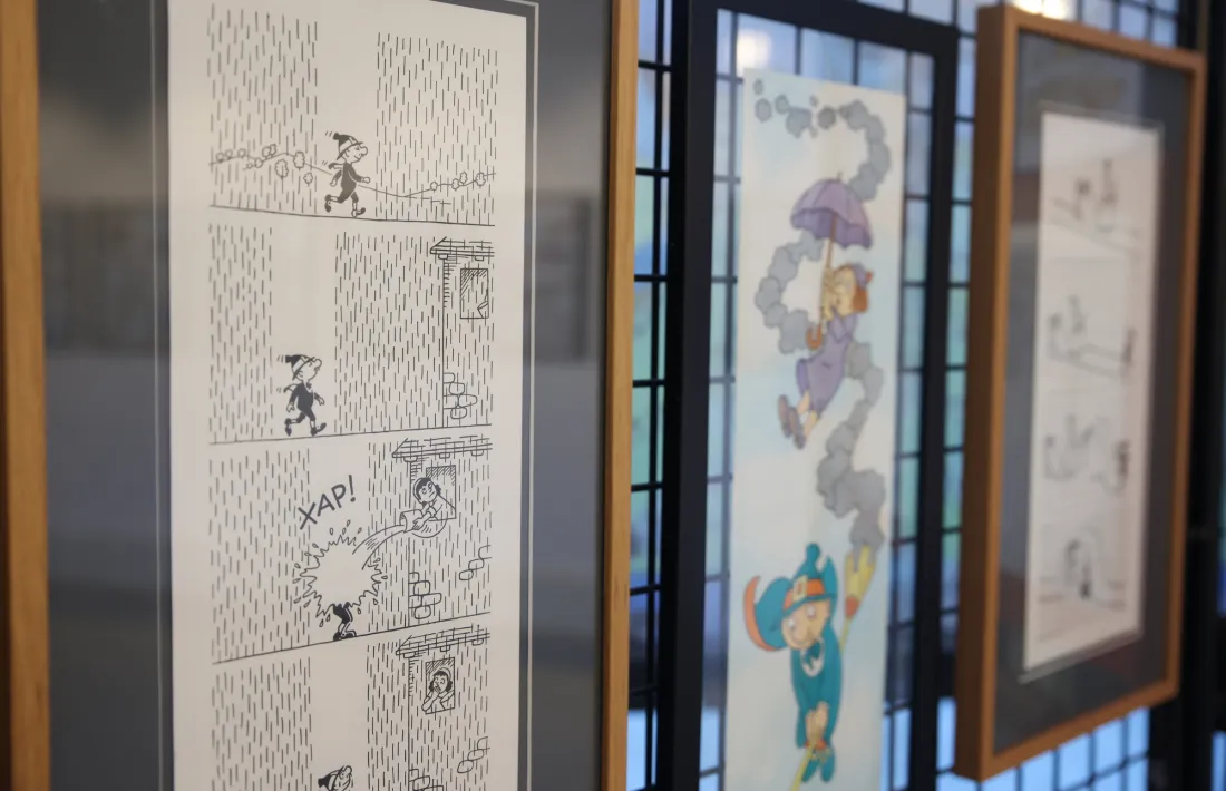 Original de Picanyol a l'exposició dels 60 anys de 'Cavall Fort'.