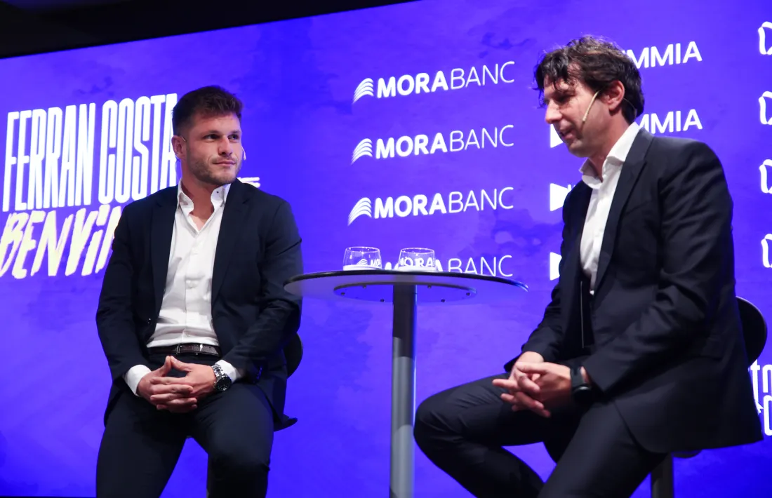 El tècnic de Castelldefels va ser presentat ahir a MoraBanc.