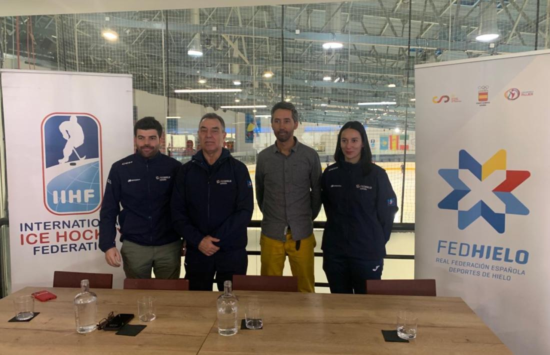 El Campionat del Món d'hoquei sobre gel es va presentar ahir a Canillo.