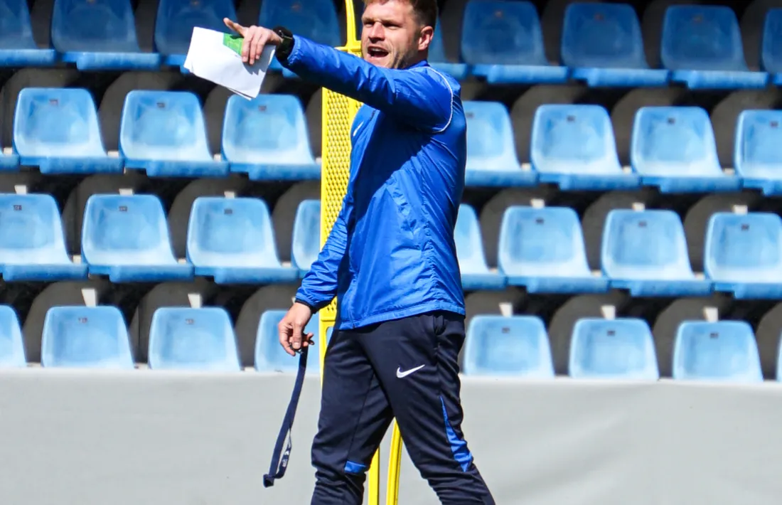 Ferran Costa, amb l’FC Andorra.