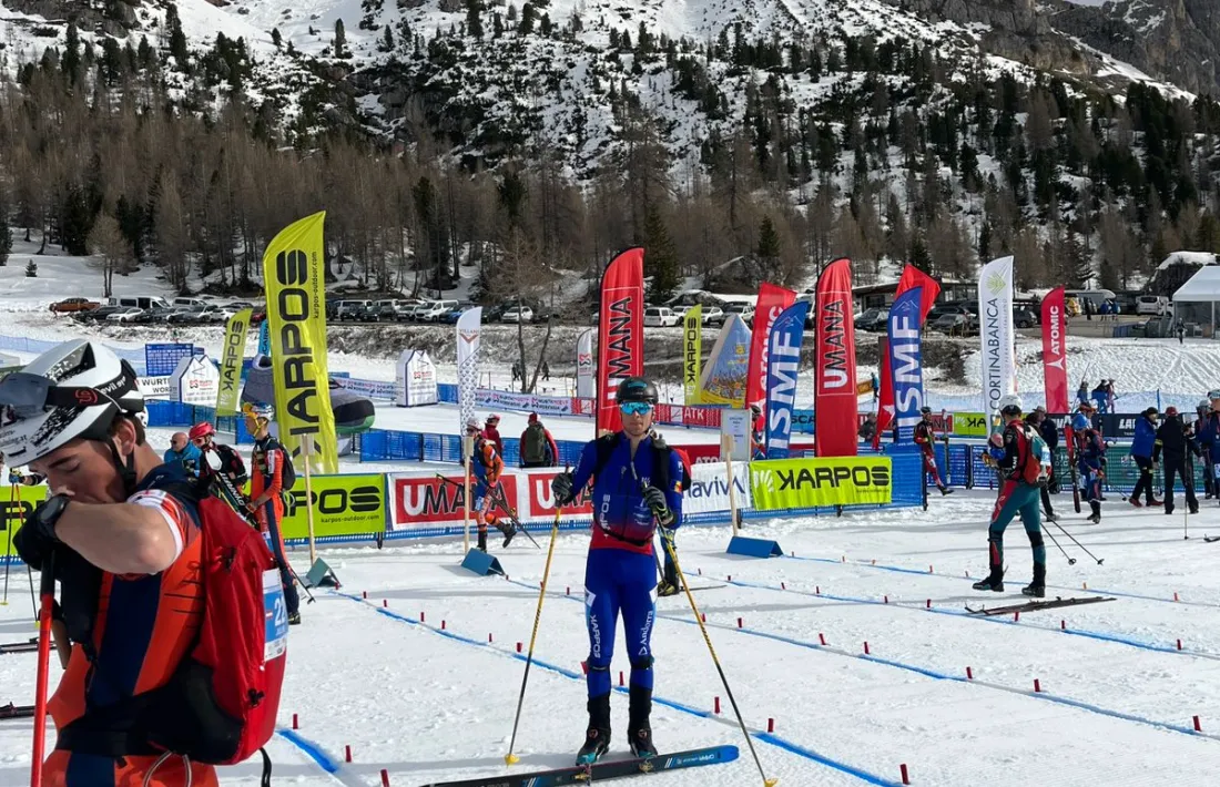 Oriol Olm, a Cortina d’Ampezzo.