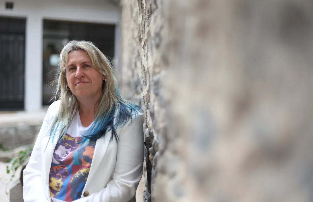 Porta, a la plaça de Sant Esteve de la capital, escenari de moltes de les activitats del Centre Cultural d'Andorra.