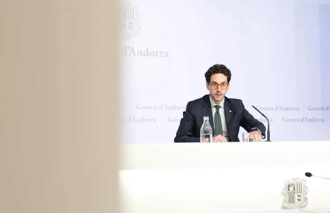 Guillem Casal en la roda de premsa d'aquest dimecres.