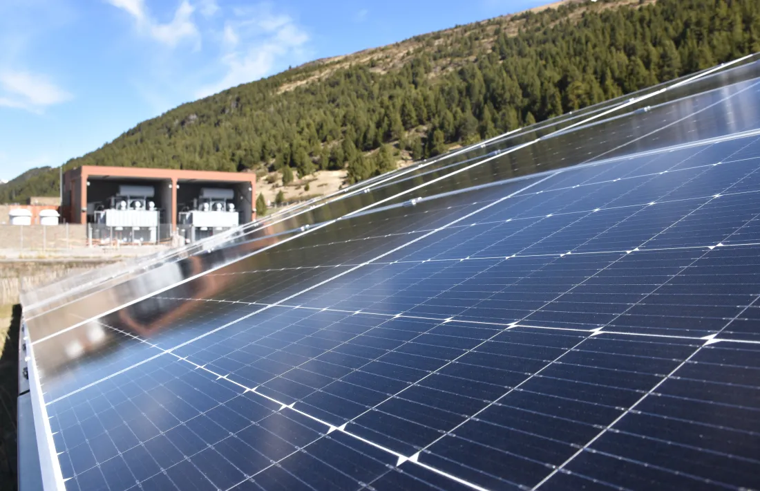 El parc fotovoltaic de Grau Roig.