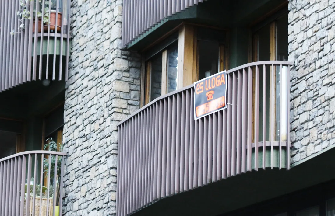 Un habitatge en règim de lloguer.