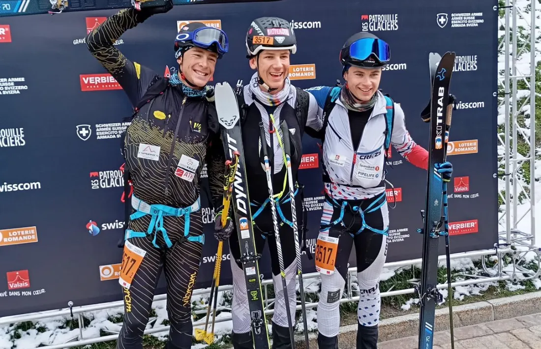 Oriol Olm, amb el Young Guns.