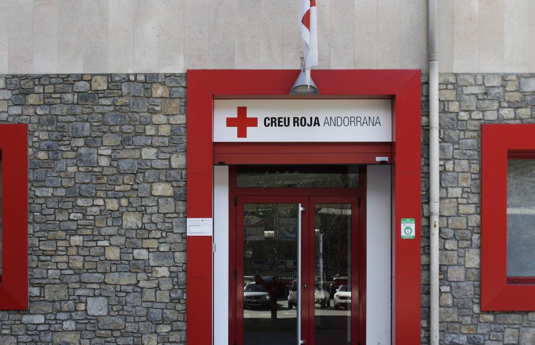 Les instal·lacions de la Creu Roja a la capital.