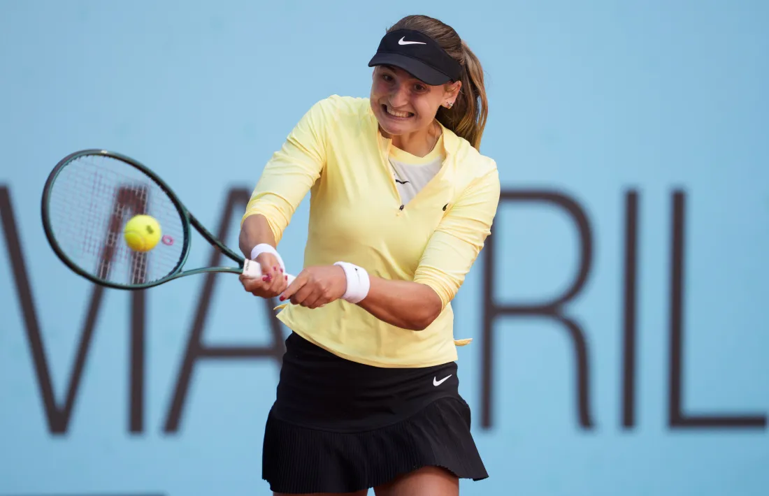 Vicky Jiménez va aconseguir ahir la seva primera victòria en un WTA 1000 en superar Lin Zhu.