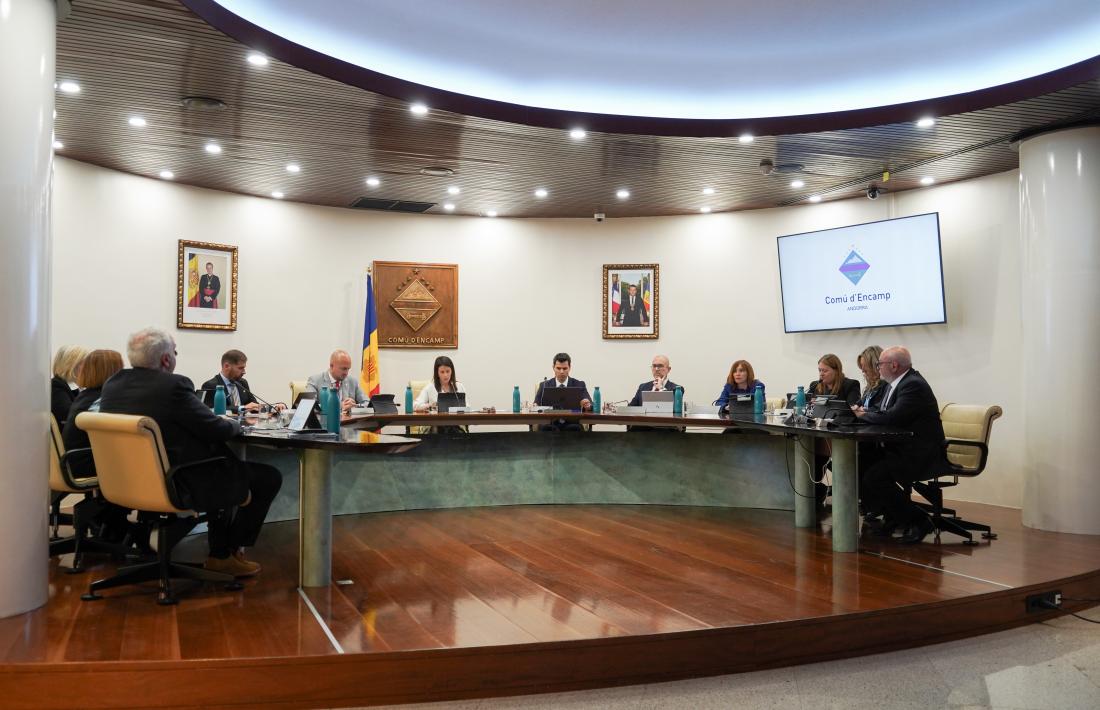 La sessió del Consell de Comú d’Encamp.