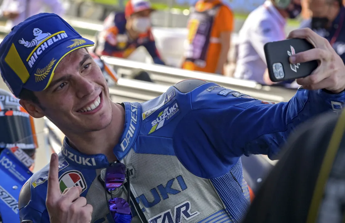 L'actual campió del món de MotoGP, Joan Mir.