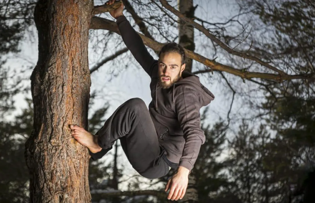 Al voltant del llac ha gestat el moviment 'parkour primal'