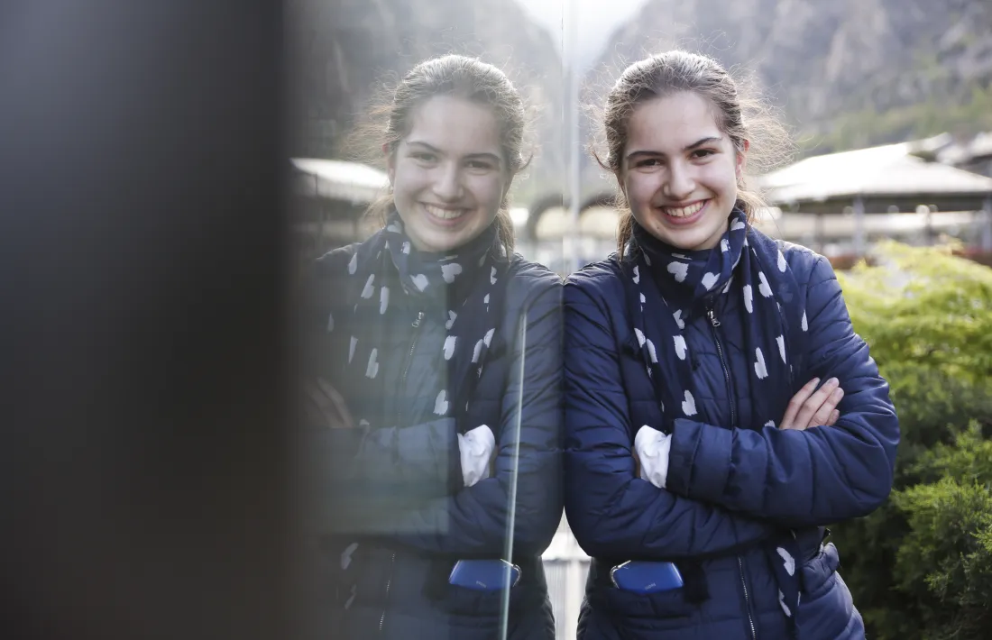 L'estudiant Chlöé Viñolas.