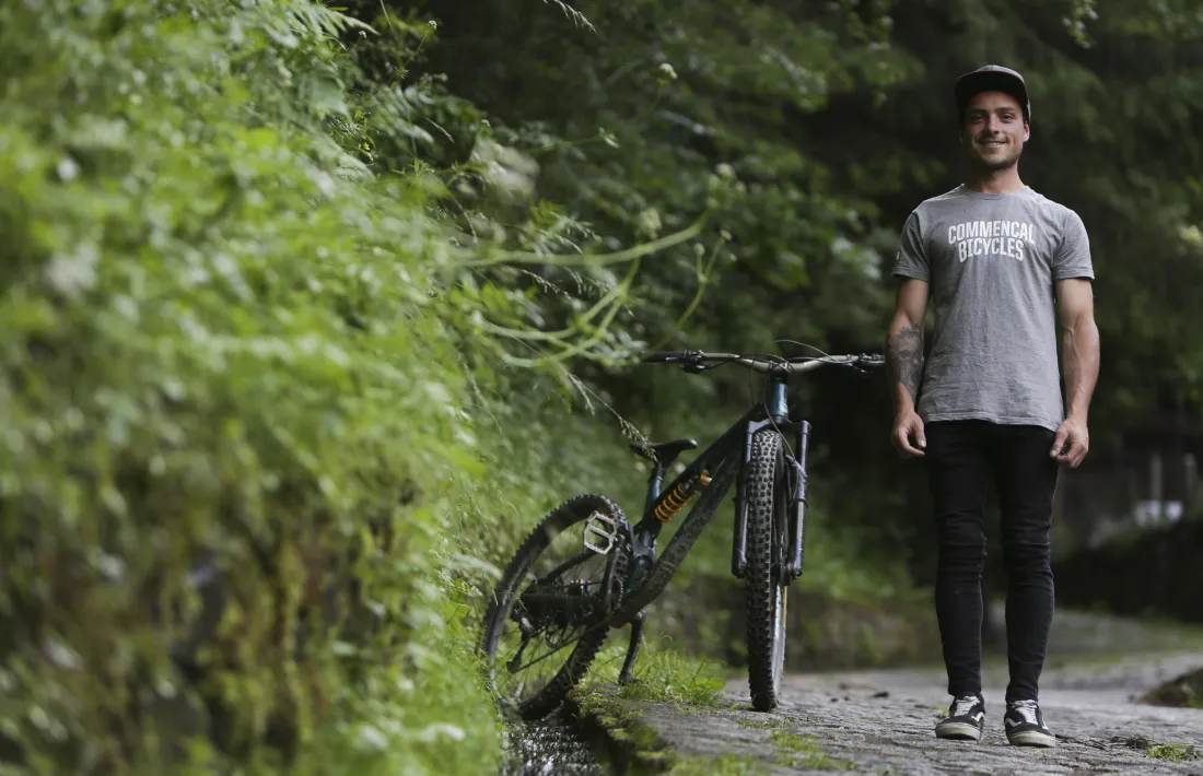 El 'rider' argentí Martiniano Huguet, instal·lat a Andorra des de fa un parell d'anys. 