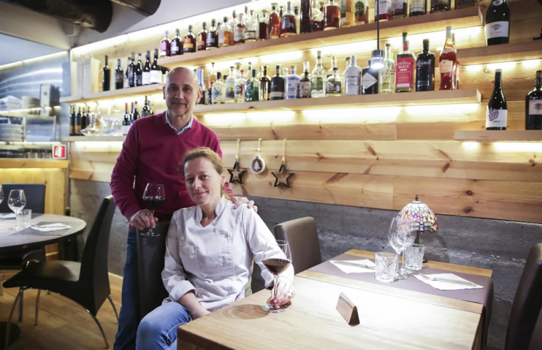 La Gemma és el motor i el Jordi la transmissió de l'engranatge gastronòmic de la Borda Vella.