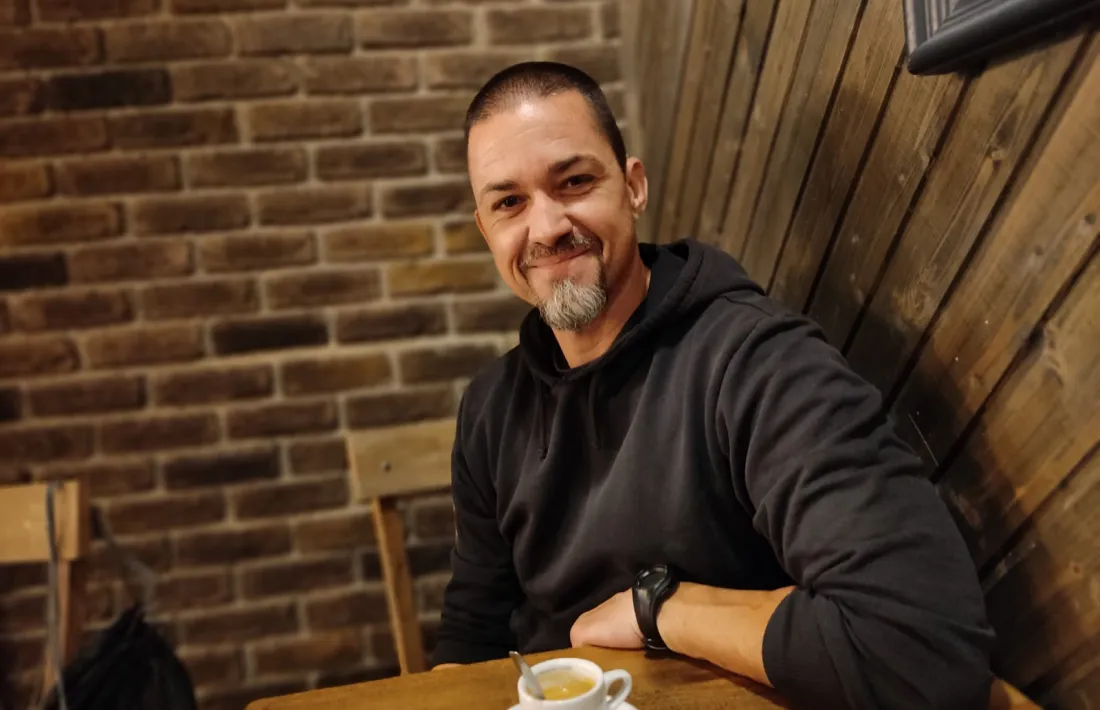 Àlex Puig, a punt de presentar nova novel·la. 