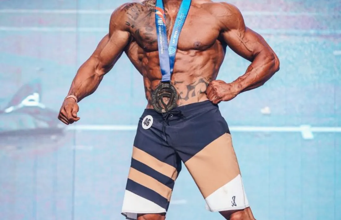 Joel Villalba al València Muscle Festival.